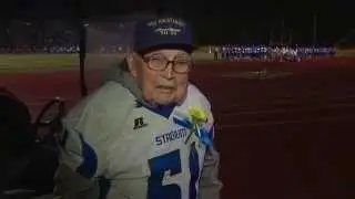 Berger Espeland honored by football team at Stadium High School