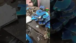 2D/3d sign board golden steel letters & logo cnt 9818730754