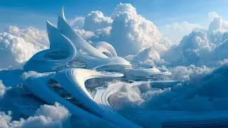 Journey Through Echoes of the Future | Peaceful Sci Fi Ambience in 4K