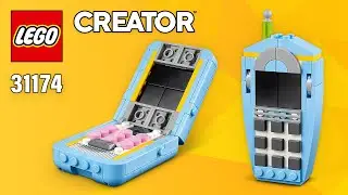 LEGO 2 Phones from the 2000s (31174) from Creator Retro Telephone | Tutorial @TopBrickBuilder​