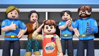 ROBLOX Brookhaven 🏡RP: Почтенный маленький полицейский - Roblox Animation | Roblox Luke