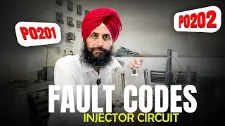 P0201 P0202 Injector Circuit Fault Code 🔧 | ECM Fault Diagnosis Explained | #P0201 #P0202