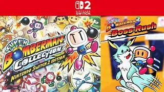 Boss Rush Mode in Super Bomberman Collection | Nintendo Switch 2 | gogamego