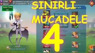 SINIRLI M&Uuml;CADELE-KARANLIK M&Uuml;RİT AŞAMA 4-LİMİTED CHALLENGE STAGE 4-LORDS MOBİLE- JONAS