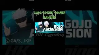 Free Fire X Jujutsu Kaisen collaboration Gojo token tower banner