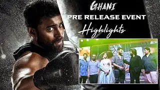 Ghani Pre Release Event Live | Allu Arjun | Varun Tej, Saiee M Manjrekar