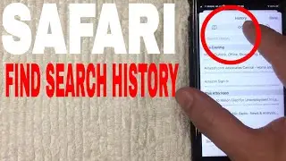 ✅  How To Find Safari Search History on iPhone and iPad 🔴