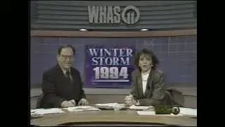 January 21 1994 Winter Storm Morning News on WHAS 11 Louisville KY