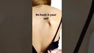 How to unhook & rehook your own bra? The right way #shorts