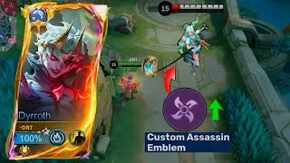 CICI UNDERESTIMATE MY DYRROTH ONY ASSASSIN BUILD MASSIVE DAMAGE 99% WIN -MLBB