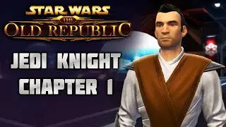 SWTOR: Male Jedi Knight Class Story Chapter 1 (Light Side, Cutscenes, Before Theron Shan Romance)