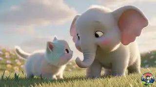 Cat and Elephant #godibilli #cutecat #trending #cat #viral #cartoon #eiephant #funnycat