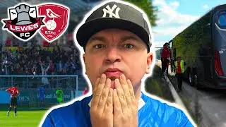 Coach BREAKDOWN, 9 GOALS  & TWO Red Cards! | Lewes (A) | FA Trophy