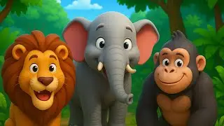 Lion elephant gorilla glass ka colour cartoon video 3D video #trendingshorts cotton video