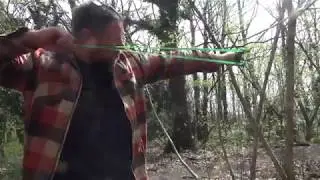 HIGH POWER Slingshot - the HAMMER with wrist brace, from SimpleShot TESTED.