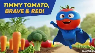&ldquo;Timmy Tomato | Super Veggie Hero Adventure | Kids Animated Rhyme 3D Cartoon&rdquo; @Wowkids77 