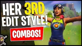 BULLSEYE получил третий стиль монтажа! | Технический геймплей + комбо! (Fortnite Battle Royale)