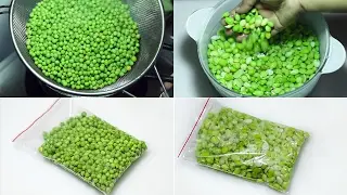 মটরশুঁটি এবং শিমের বিচি বছরখানেক  সংরক্ষণ পদ্ধতি  | How to store Pea & Lima beans