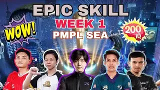 HIGH GAMEPLAY SKILL PMPL SEA EPIC MOMENT WEEK 1 | PUBGM