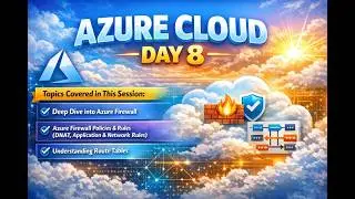 Azure Firewall Deep Dive | Policies, DNAT, Application & Network Rules - Day 8