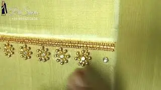 Simple Bead Work Design | Free Tracing and Boutique Training 🤙 8951212424