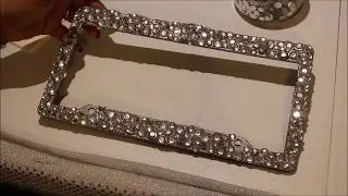 Last Minute Gift Idea ~Blinged Out License Plate Frame~