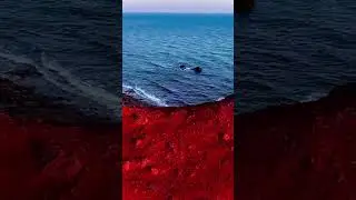📍 Красный пляж, о. Ормуз, Иран / Red Beach, Hormuz island, Iran #travelvideos