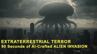 EXTRATERRESTRIAL TERROR   90 Seconds of AI Crafted ALIEN INVASION (2024)