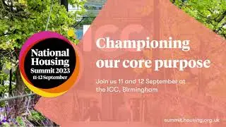 National Housing Summit 2023 interview with Rhys Moore and Ruth Johnston