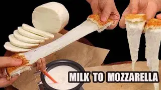 Kon kehta hai ke Mozzarella Cheese gharpar nahi bana sakte ?