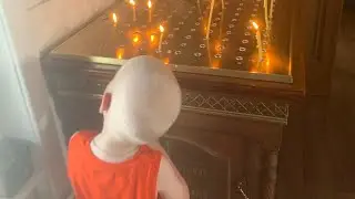 Nicholas likes to help at the church