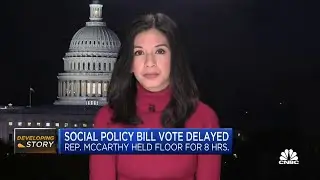 GOP leader McCarthy delays vote on Build Back Better with longest House speech on record