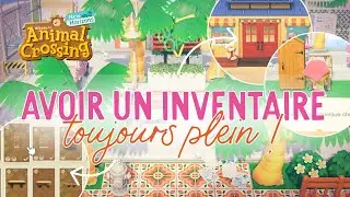 5 CONSEILS pour avoir un MAX D'OBJETS dans son inventaire ! Animal Crossing New Horizon