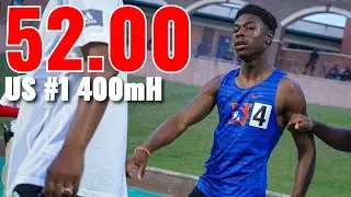 He ran the US #1 400mH!!! FULL RACE VIDEO