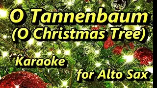 O Christmas Tree (O Tannenbaum) - Backing Track for Alto Sax【カラオケ】もみの木【アルトサックス向け】
