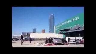 Dub Car Show 2012 Los Angeles [Gunshots Fired] **YG vs Compton Menace beef?**