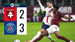 ✅PSG DE VISITA VENCE 3-2 A METZ  POR LIGUE 1 🔥