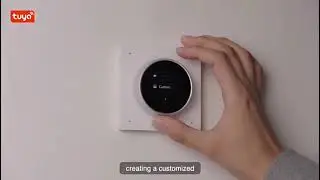 Tuya smart home app control button 3 gang relay knob central control screen#smarthome #smartdevices