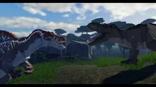 Spinosaurus VS T-REX [Jurassic Blocky]