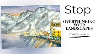 Watercolour Landscapes Made Simple: Paint This Winter Scene With Me