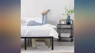TATAGO 16 Inch Metal Platform Bed Frame with Anti-Collision Round Legs, 3500lbs review