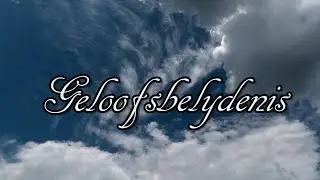 Geloofsbelydenis - Eenstemmige Mannekoor met Orrelbegeleiding