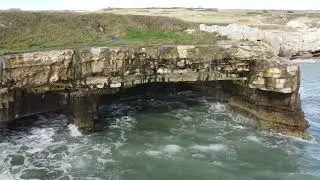 Gadnor waterfall on Portland Bill