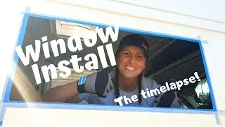 SEITZ window install in self built CAMPERVAN CONVERSION (time lapse)