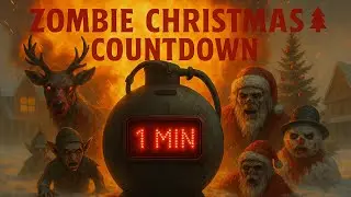 Zombie Christmas Countdown &ndash; 1 Minute Fire Bomb Timer | Apocalypse Holiday