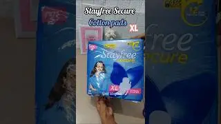 Cotton Pads Stayfree Secure / 40 pads  #napkin #cottonpads #stayfree
