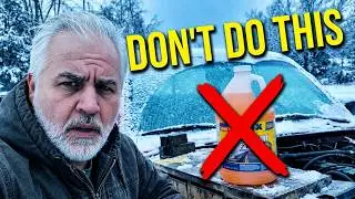 Protect Your Windshield Wiper Washer System from the Cold