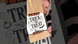 Сумки для сладостей своими руками! #halloweencrafts #dollartreediy #goodiebag #fallintoshorts