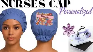 AKEYDIY HEAT PRESS MACHINE | Personalized Nurses Caps