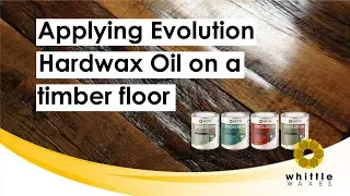 Applying Evolution Hardwax Oil on a timber floor